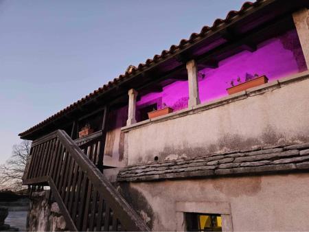 Osvetlitev Škrateljnove domačije ob mednarodnem dnevu invalidov